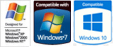 This software is compatabile with: Windows XP, Windows Vista, Windows 7, Windows 8, Windows 10