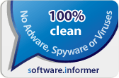 Software.Informer 100% clean award